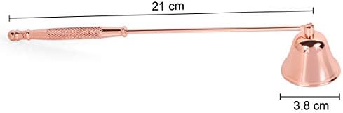 Harapu Rose Gold Candle Snuffer with Long Handle