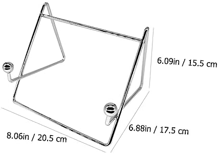 PRETYZOOM Adjustable Stainless Steel Easel Stand for Tablets and Books
