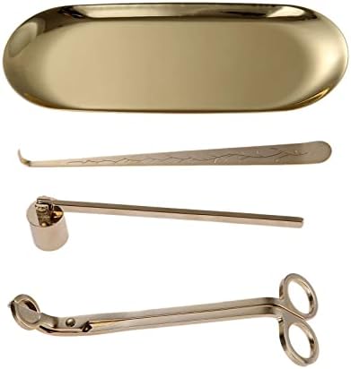 MUXSAM 4 in 1 Candle Accessory Set - Gold 1