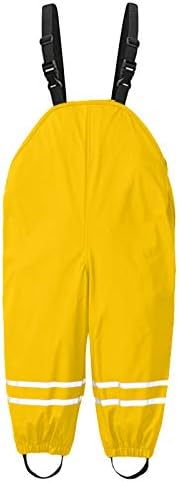 Waterproof Kids Rain Pants with Reflective Strips