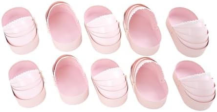 Liffshsy 10pcs Pink Cradle Flower Basket Gift Box 1