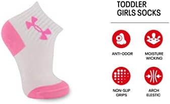 Under Armour Girls Multi Pack Quarter Sock