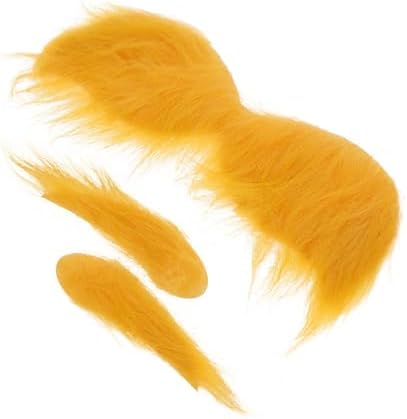 1Set Halloween Fake Mustache and Eyebrows for Cosplay and Parties