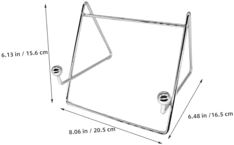 PRETYZOOM 2pcs Desk Phone Stand and Plate Display Easel