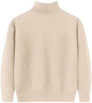 Kids Winter Fleece Turtle Neck Sweater for Fall