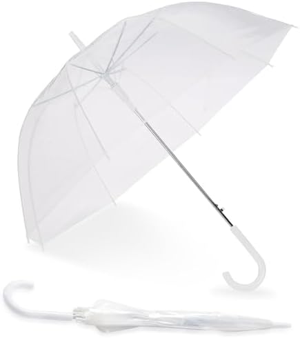 Home-X Clear Bubble Umbrella - Wind-Resistant Durable 1 Pack