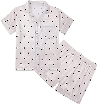 Soft Cotton Boy Girl Summer Pajamas Set 2Pcs