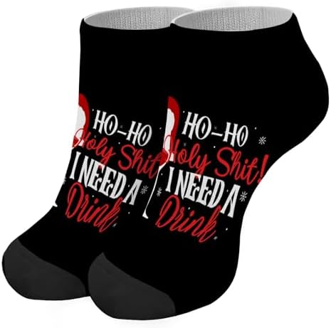Holy Shits Im Drunk Funny Mens No Show Socks