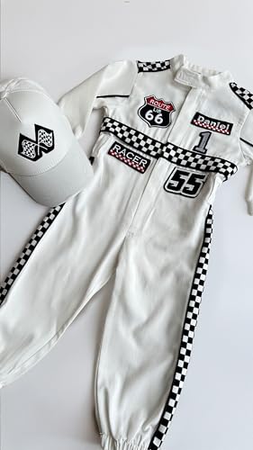 Handmade Race Car Driver Costume for Toddlers - 3T