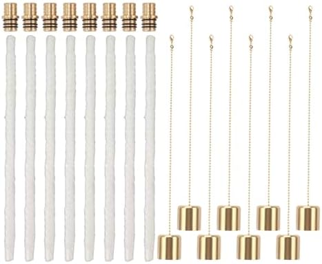 Wine Bottle Torch Kit with Replacement Wicks - Pack of 8