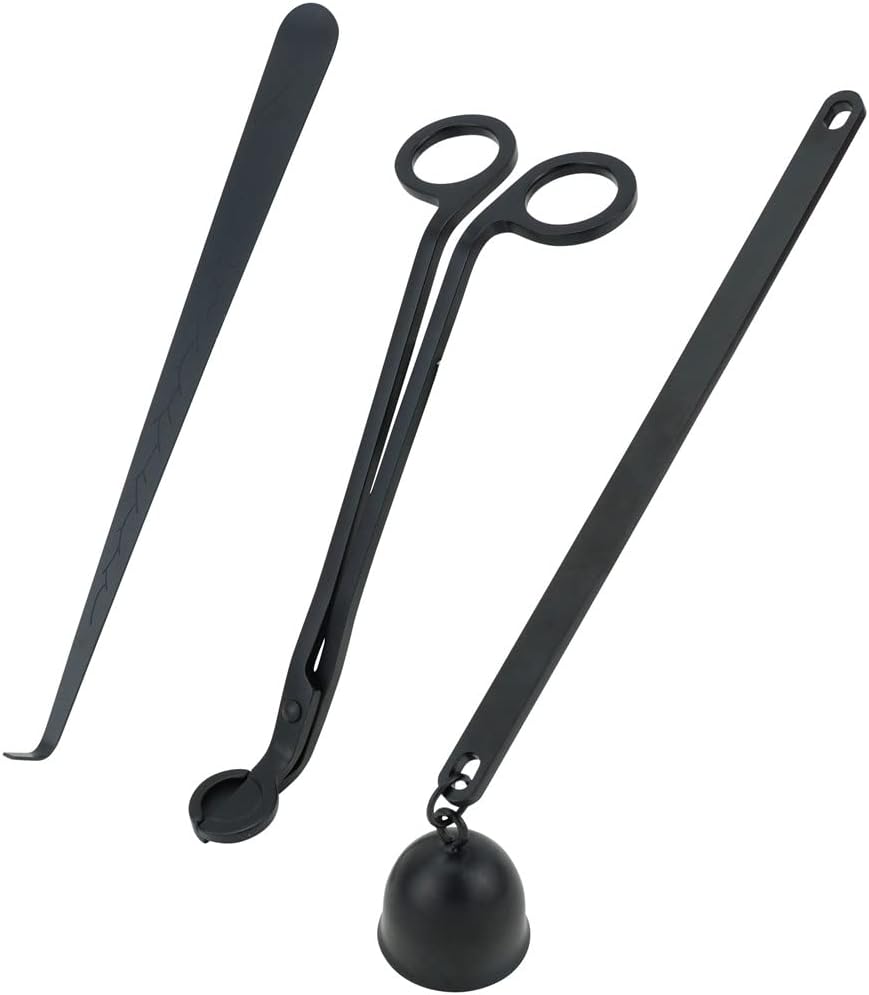 Premium Candle Gift Set with Snuffer Cutter Wick Trimmers