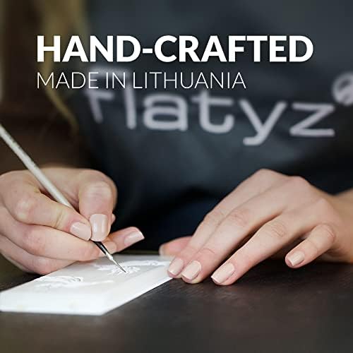 Flatyz Handmade Candle Gift Set with Steel Base