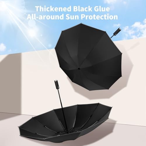 Yoobure Inverted Travel Umbrella Windproof UV Protection