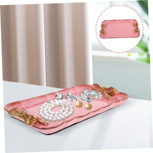 PRETYZOOM Resin Decorative Serving Tray