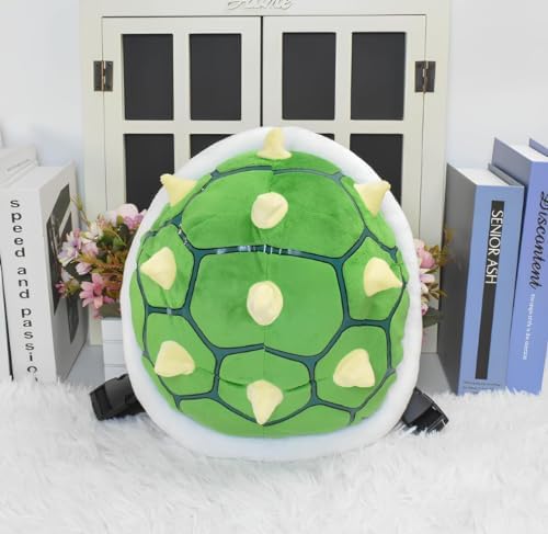 ZHYPFF Green Ultra Yellow Spiked Turtle Shell Backpack 1