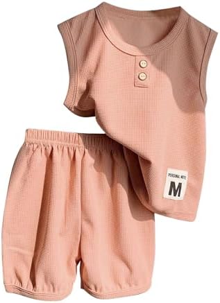 2025 New Summer Childrens Vest Set for Girls 18-24 Months