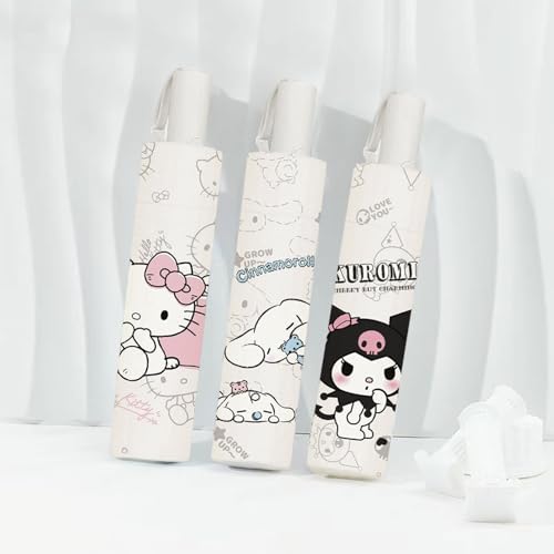 PARTY BUZZ Automatic Windproof Travel Umbrella for Women