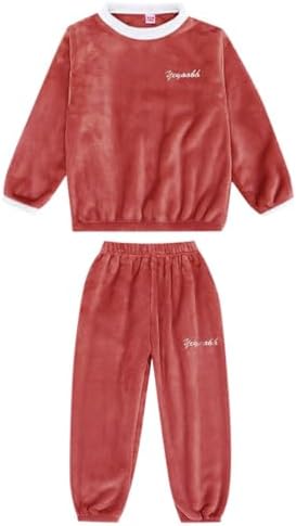Winter Flannel Sweatshirt Set for Kids