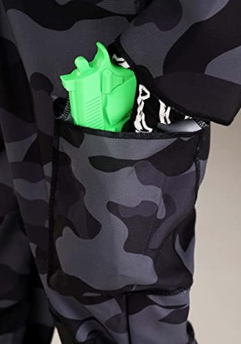 Kids Navy Midnight Commando Costume Set 1
