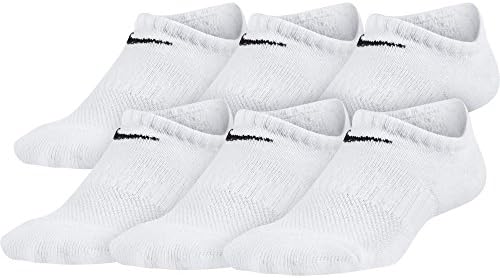 Nike Kids No-Show Socks 6 Pair Dri-Fit Comfort