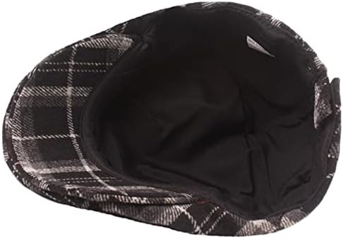 GONGKANGYUAN Plaid Newsboy Hat Adjustable Vintage