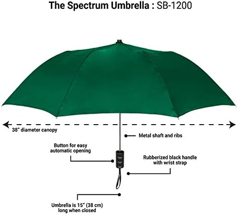 STROMBERGBRAND 42 Auto Open Travel Umbrella