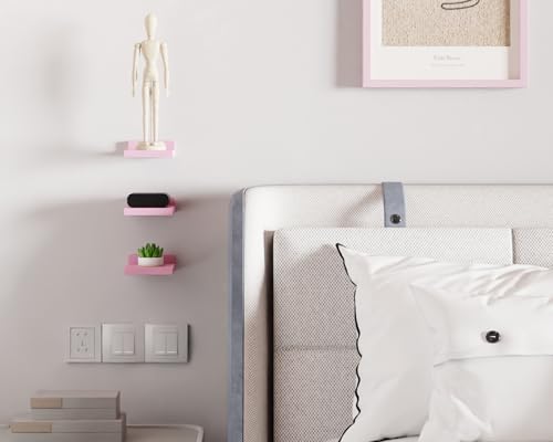 QsQueen 5 Inch Floating Wall Shelves 3 Pack
