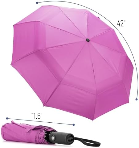 Mr Pen Windproof Travel Umbrella in Violet 1