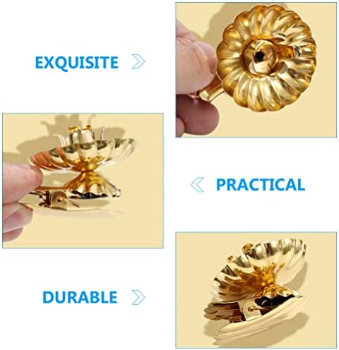 Uonlytech 20pcs Christmas Candle Holders Modern Metal Style