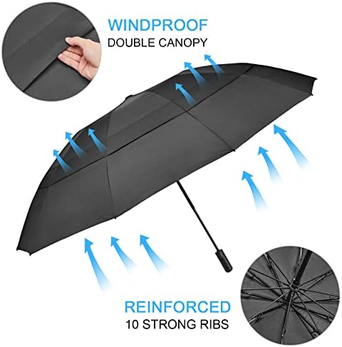 G4Free 54 Inch Windproof Travel Umbrella with Auto Open Close 1