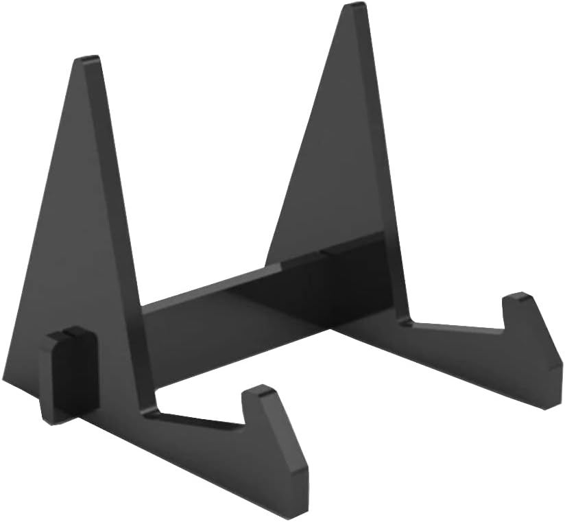 1 Piece Acrylic Bookshelf Display Stand Black