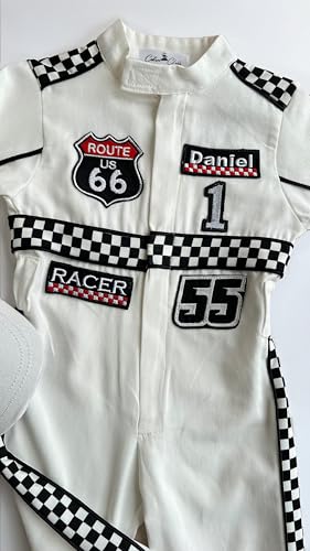 Handmade Race Car Driver Costume for Toddlers - 3T