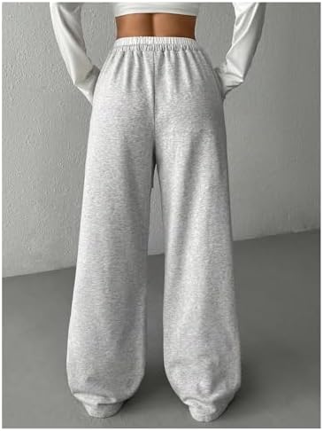 SOLY HUX Girls Drawstring Waist Sweatpants Loose Wide Leg