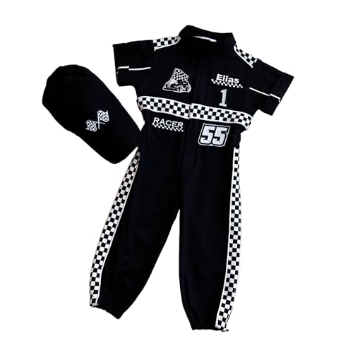 Handmade Race Car Driver Costume for Toddlers - 12-18 Months