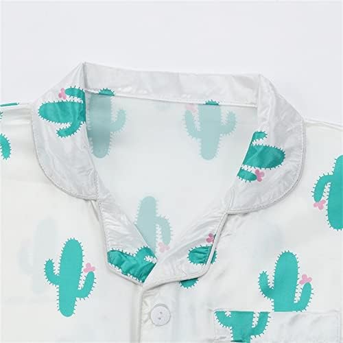 Summer Silk Pajamas Set for Kids 2Pcs