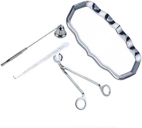 MUXSAM 4-in-1 Candle Care Tool Kit Silver