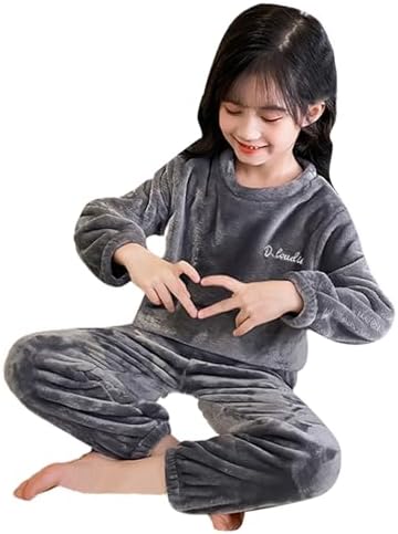 Winter Flannel Clothes Set for Baby Boys and Girls