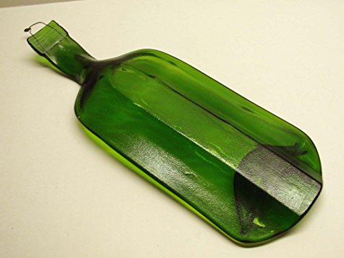 Moss Green Wine Bottle Incense Burner Candle Holder