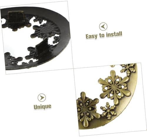Healeved Chic Hollow Candle Cover Snowflake Design for Jar Candles