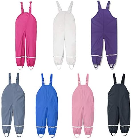 Kids Waterproof Rain Pants for Outdoor Activities