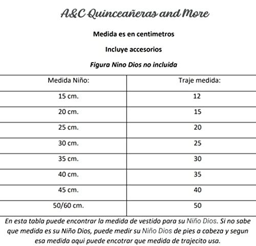 AC Quinceaeras and More Baby Jesus Outfit 35cm