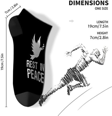 Rest In Peace Boys Crew Socks for Men