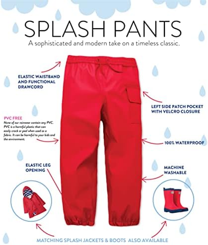 Hatley Kids Waterproof Rain Pants