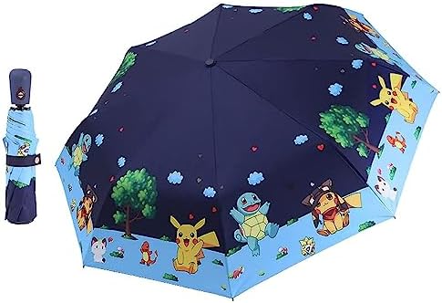 Kids Automatic Folding Umbrella with UV Protection