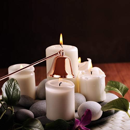 Harapu Rose Gold Candle Snuffer with Long Handle