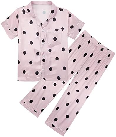 Soft Summer Satin Pajamas Set for Kids