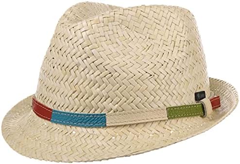 Lipodo Colour Band Kids Straw Hat - Made in Italy