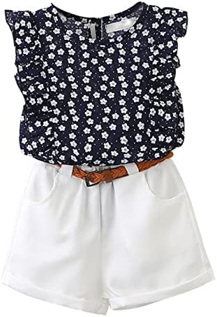 Floral Patchwork Shorts Set for Girls 2025