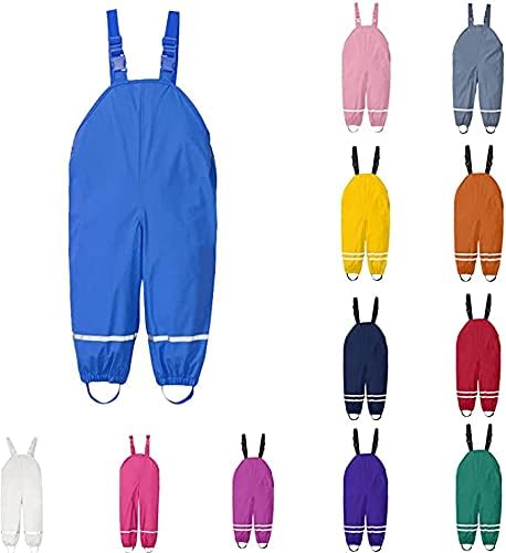 Toddler Waterproof Rain Overalls for Kids 2T-3T