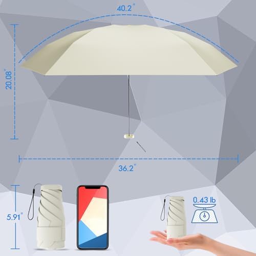 Copulan Windproof Mini Travel Folding Umbrella